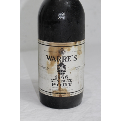 676 - BOTTLE OF VINTAGE WARRE'S 1966 PORT