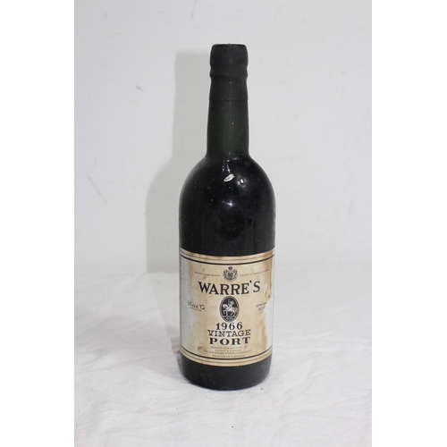 682 - BOTTLE OF VINTAGE WARRE'S 1966 PORT