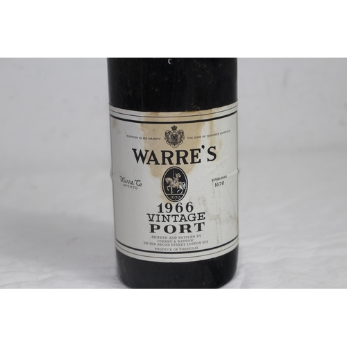 683 - BOTTLE OF VINTAGE WARRE'S 1966 PORT