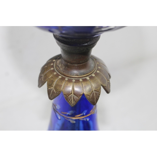 201 - VINTAGE GLASS OIL LAMP
68cm