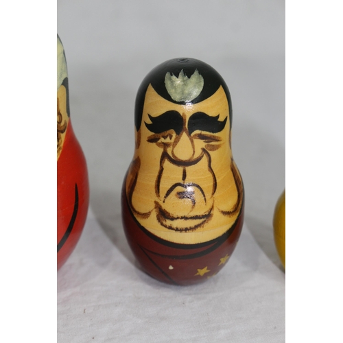 334 - SET OF RUSSIAN PRESIDENTS RUSSIAN DOLLS