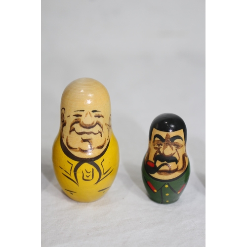 334 - SET OF RUSSIAN PRESIDENTS RUSSIAN DOLLS