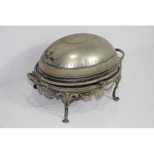 338 - SILVER PLATED SERVING DISH