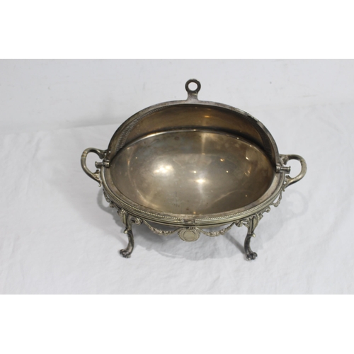 338 - SILVER PLATED SERVING DISH