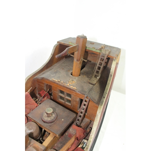 340 - VINTAGE CHINESE JUNK MODEL
74 x 31cm