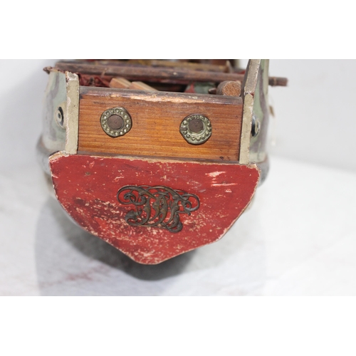 340 - VINTAGE CHINESE JUNK MODEL
74 x 31cm