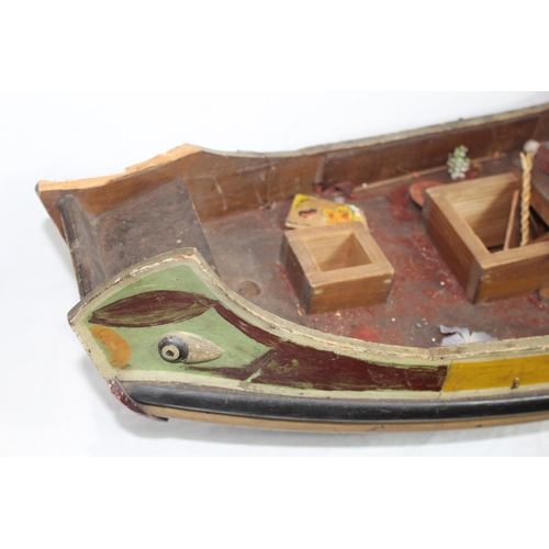 340 - VINTAGE CHINESE JUNK MODEL
74 x 31cm