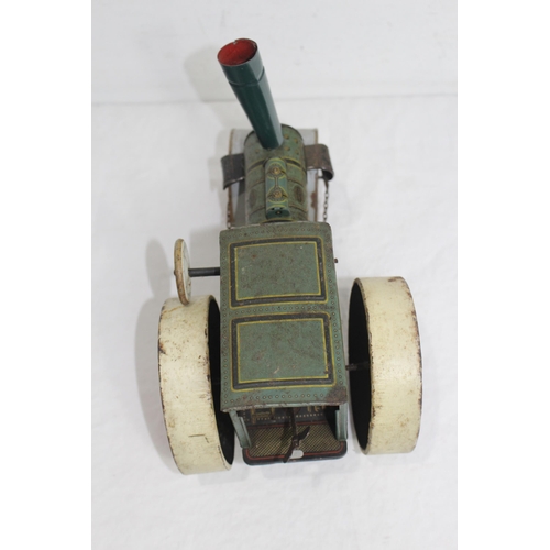 561 - VINTAGE TIN PLATE STEAM ENGINE