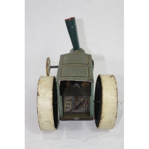 561 - VINTAGE TIN PLATE STEAM ENGINE