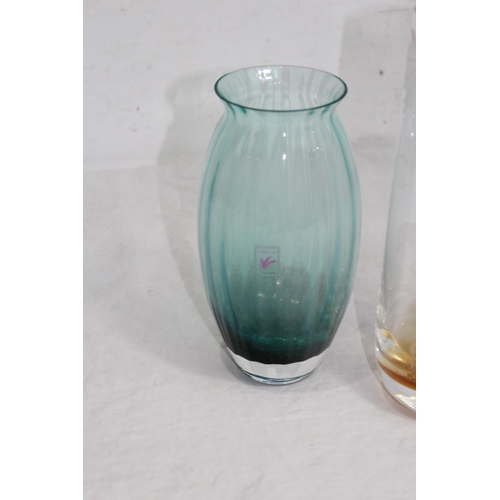 780 - 2 CAITHNESS GLASS VASES
24cm