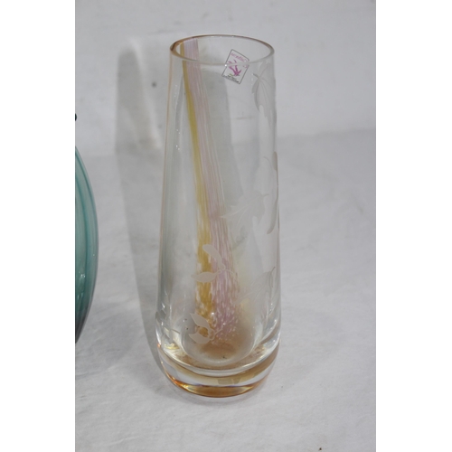 780 - 2 CAITHNESS GLASS VASES
24cm