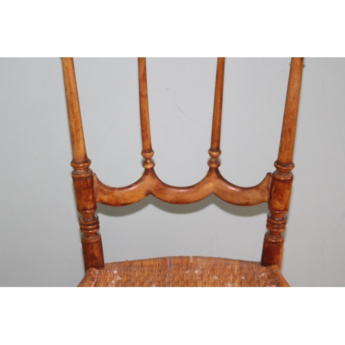 51 - PAIR OF ANTIQUE CANE CHAIRS (MQ)
31 X 49 X 92CM