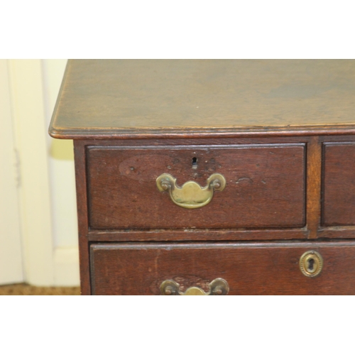 55 - GEORGIAN 2/2 CHEST OF DRAWERS (MQ)
74 X 46.5 X 71CM