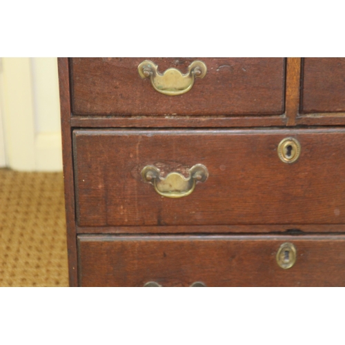 55 - GEORGIAN 2/2 CHEST OF DRAWERS (MQ)
74 X 46.5 X 71CM