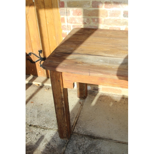 58 - LARGE RUSTIC PINE  TABLE (MQ)
313 X 76 X 76CM