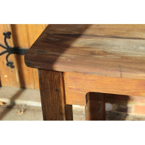 58 - LARGE RUSTIC PINE  TABLE (MQ)
313 X 76 X 76CM