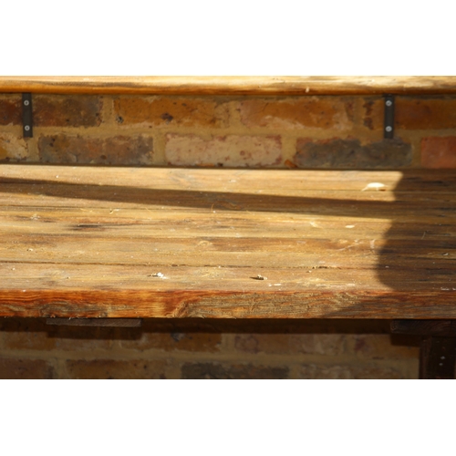 59 - RUSTIC PINE REFRECTORY TABLE (MQ)
240 X 78 X 74CM