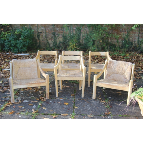 60 - SET OF SIX WICKER CHAIRS (MQ)
62 X 68 X 67CM