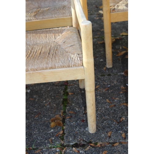 60 - SET OF SIX WICKER CHAIRS (MQ)
62 X 68 X 67CM