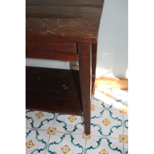 64 - ANTIQUE SIDE TABLE WITH DRAWER (MQ)
60 X 41 X 62CM