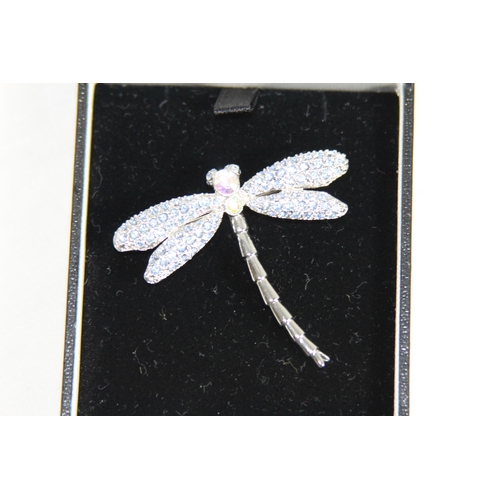 814 - BOXED DRAGONFLY BROOCH