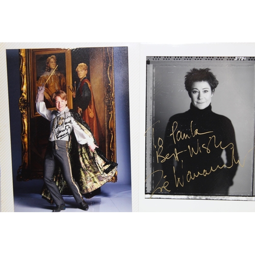 805 - ALBUM OF SIGNED FILM STAR PHOTOGRAPHS including MICHAEL CAIN,JOAQUIM PHOENIX,JONNY DEPP,JOHN HURT et... 