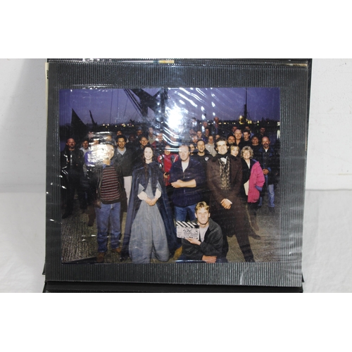 806 - ALBUM OF SIGNED FILM STAR PHOTOGRAPHS including DeNIRO,JONNY DEPP,BOB HOSKINS etc.......