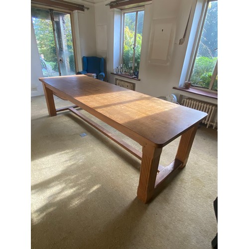 44 - LARGE BEECH DINING TABLE (MQ)
275 X 92 X 75CM