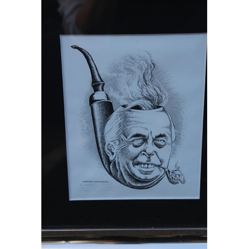 134 - 2 X BRITISH PRIME MINISTERS BY CARTER McKEAGUE LIMITED EDITION CARICATURES DRAWINGS
39 X 34CM