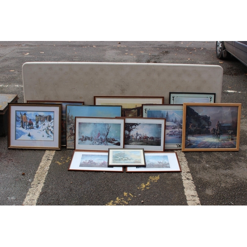 140 - QUANTITY OF WESTERN PICTURES
64 X 49CM