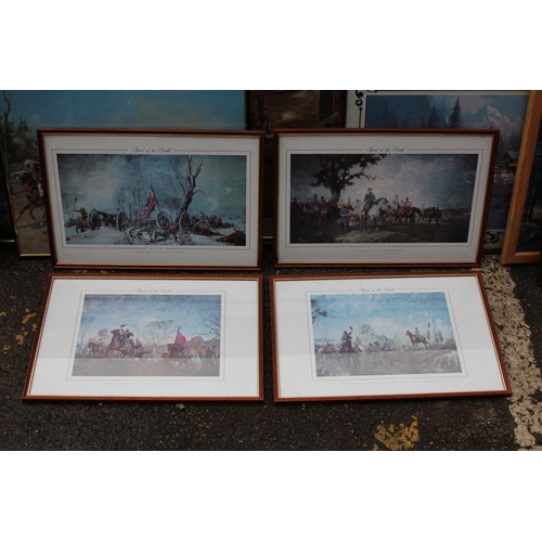 140 - QUANTITY OF WESTERN PICTURES
64 X 49CM