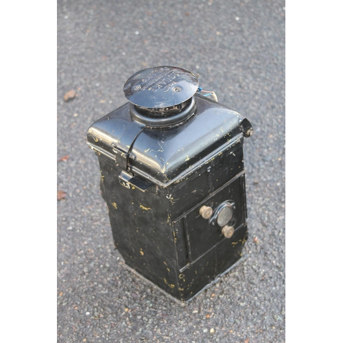 204 - VINTAGE RAILWAY LAMP
38CM