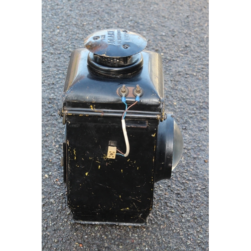 204 - VINTAGE RAILWAY LAMP
38CM