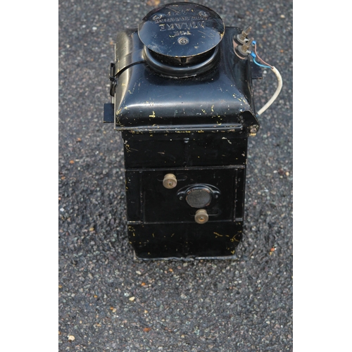 204 - VINTAGE RAILWAY LAMP
38CM