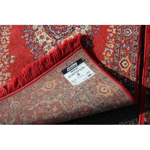 225 - PAIR OF MARKS AND SPENCERS WOOL WILTON RUGS 
156 X 80CM