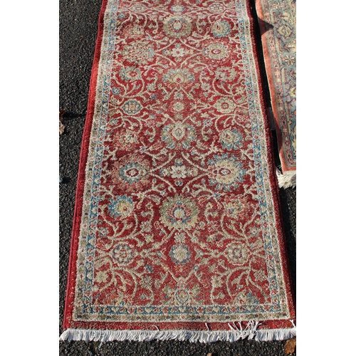 226 - 2 X VINTAGE RUGS 
225 X 64CM