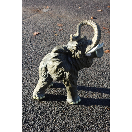 253 - LARGE RESIN ELEPHANT FIGURE
77 X 76CM