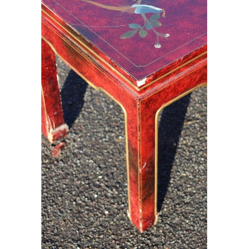 4 - ORIENTAL LACQUERED SIDE TABLE
64 X 47 X 52CM