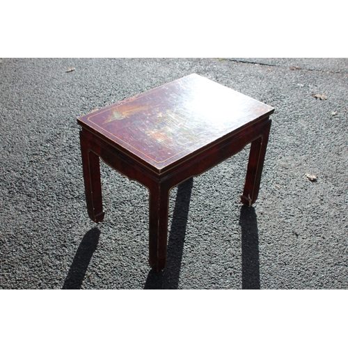 4 - ORIENTAL LACQUERED SIDE TABLE
64 X 47 X 52CM