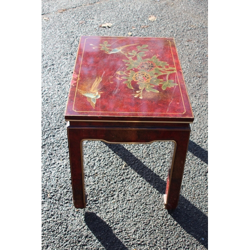 4 - ORIENTAL LACQUERED SIDE TABLE
64 X 47 X 52CM