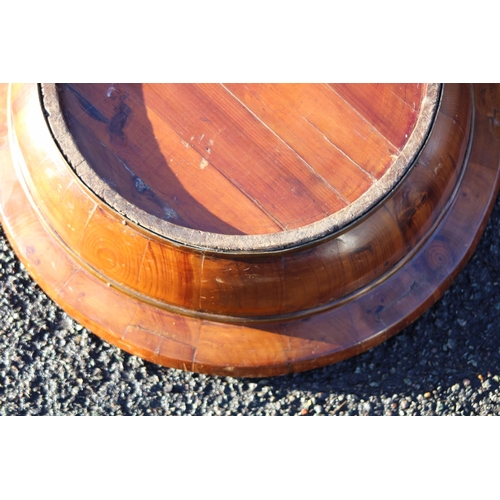 392 - LARGE VINTAGE WOODEN BOWL
50 X 15CM