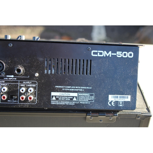 625 - GEMINI MIXER DECK CDM - 500