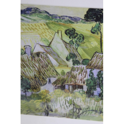 149 - VINCENT VAN GOGH PRINT FARMS NEAR AUVERS 1890 (MQ)
62 X 36CM