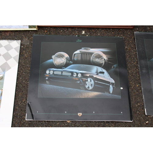 151 - QUANTITY OF JAGUAR PICTURE AND CALENDARS
75 X 64CM