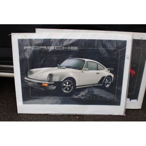 153 - QUANTITY OF RETRO CAR POSTERS
97 X 69CM