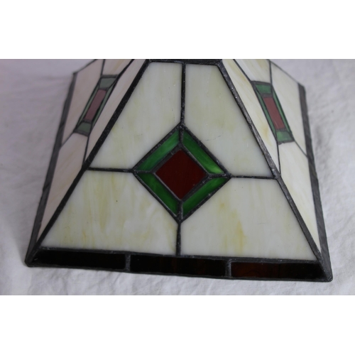 203 - PAIR OF TIFFANY STYLE LAMP SHADES
24 x 16CM