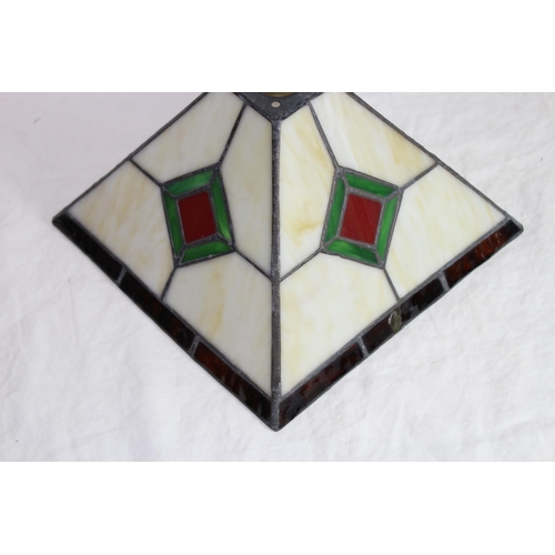 203 - PAIR OF TIFFANY STYLE LAMP SHADES
24 x 16CM