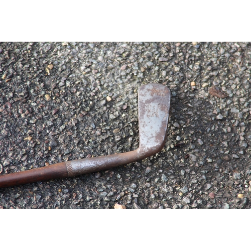 374 - ANTIQUE IRON GOLF CLUB BY D ANDERSON - ST ANDREWS