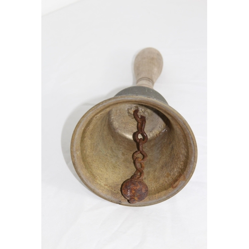 397 - VINTAGE SCHOOL BELL (MQ)
26CM