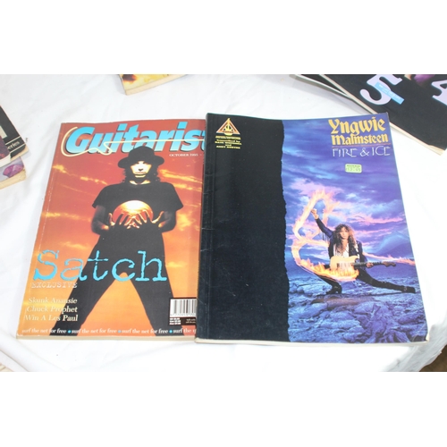 411 - QUANTITY OF MUSIC GUITAR MAGAZINES